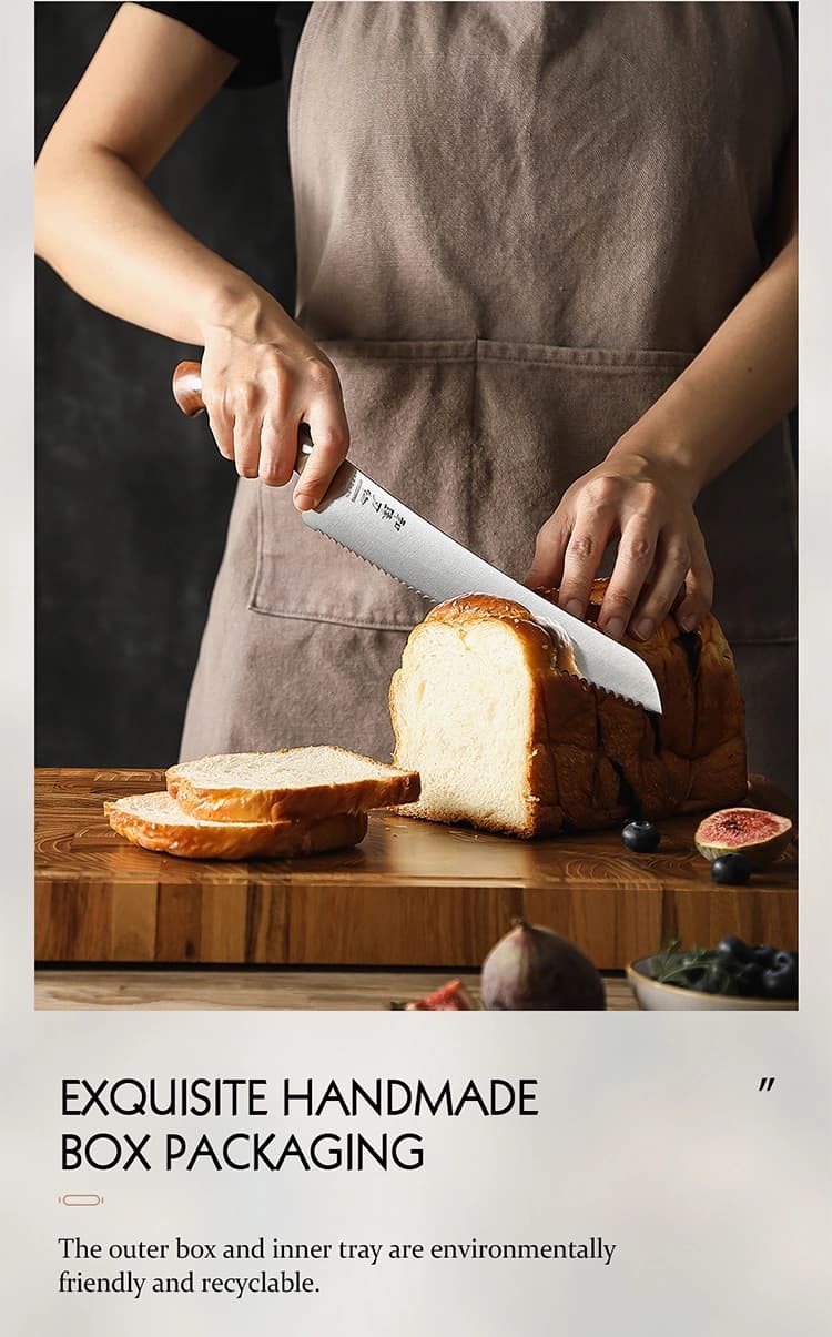 Supreme-serien Hezhen X02-10-MB BrødKniv thumbnail 14