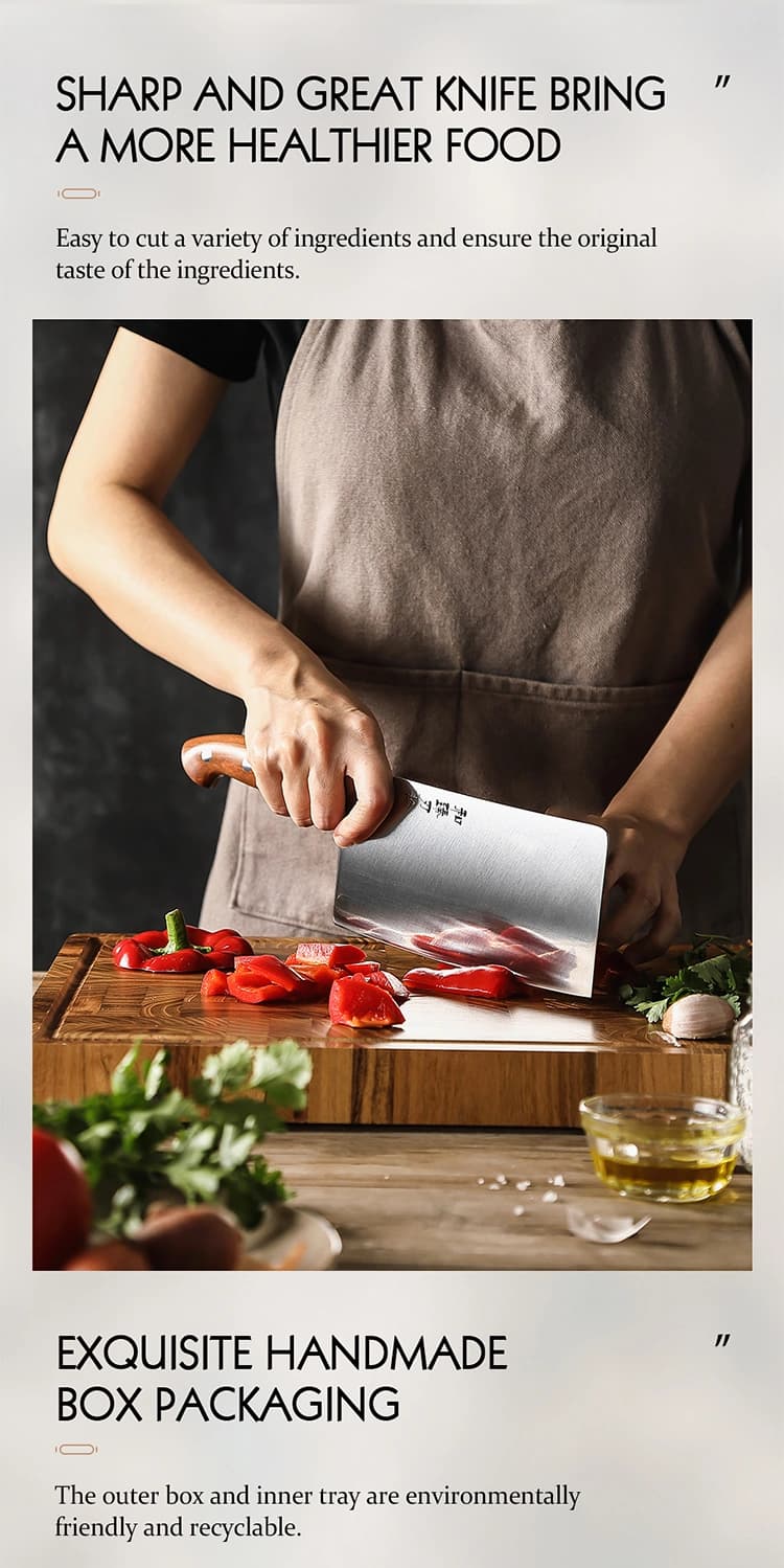 Supreme-serien Hezhen X02-DC – asiatisk Klever-kniv thumbnail 16