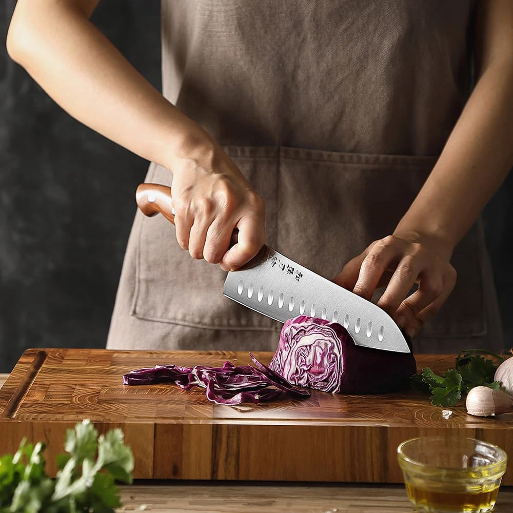 Supreme-serien 8"Granton edge chef knife thumbnail 2