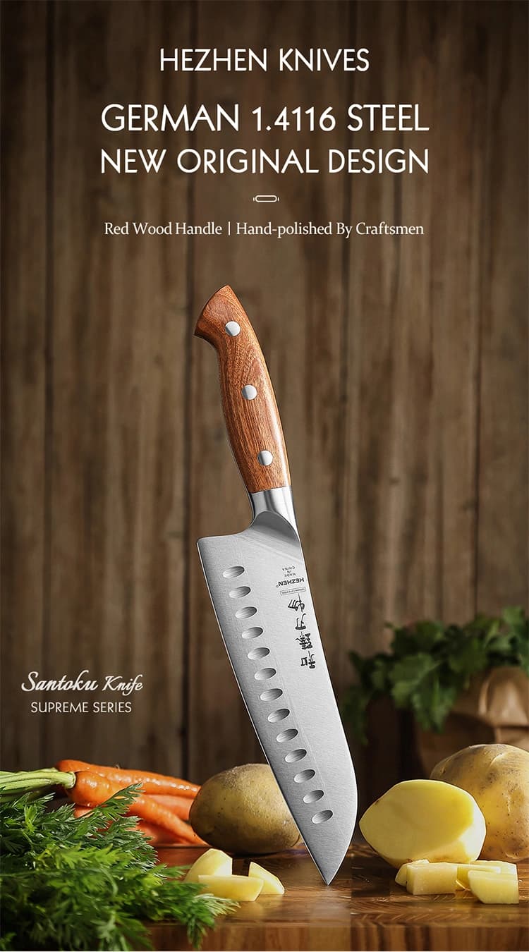 Supreme-serien X02-RS Santoku-kniv thumbnail 8