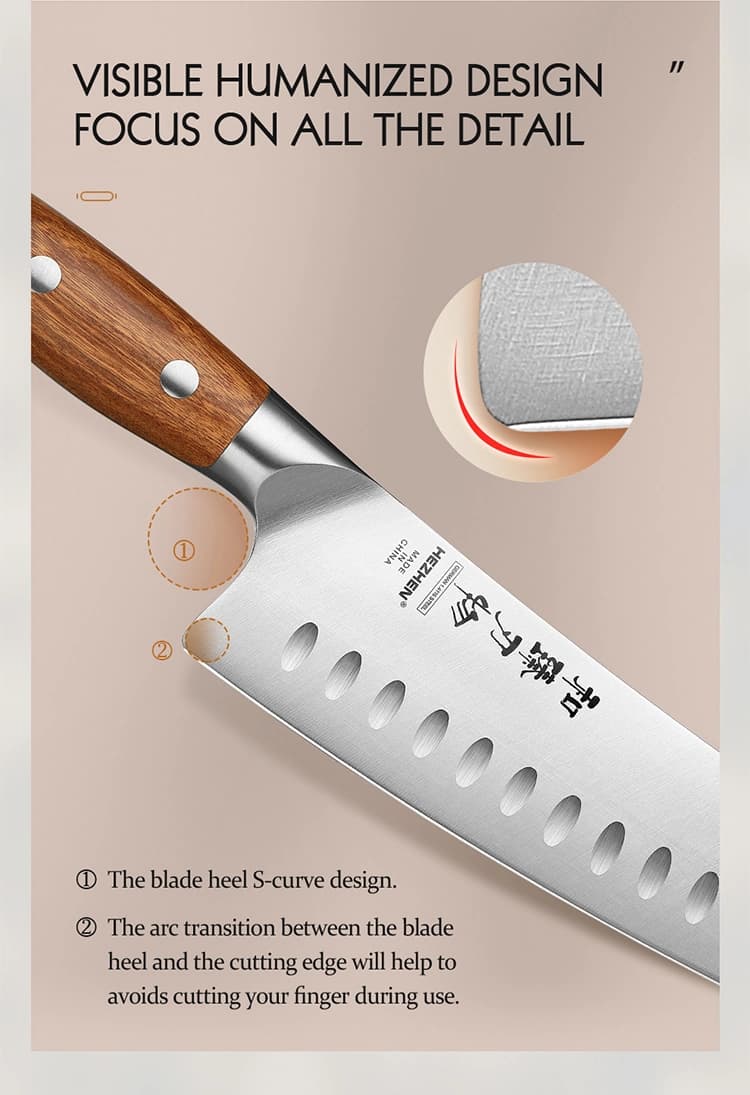 Supreme-serien X02-RS Santoku-kniv thumbnail 14