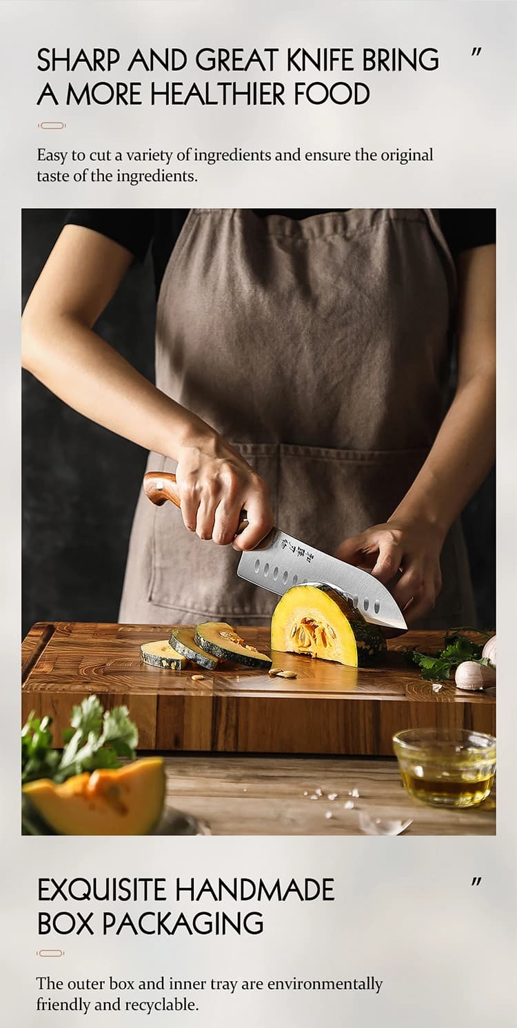 Supreme-serien X02-RS Santoku-kniv thumbnail 15