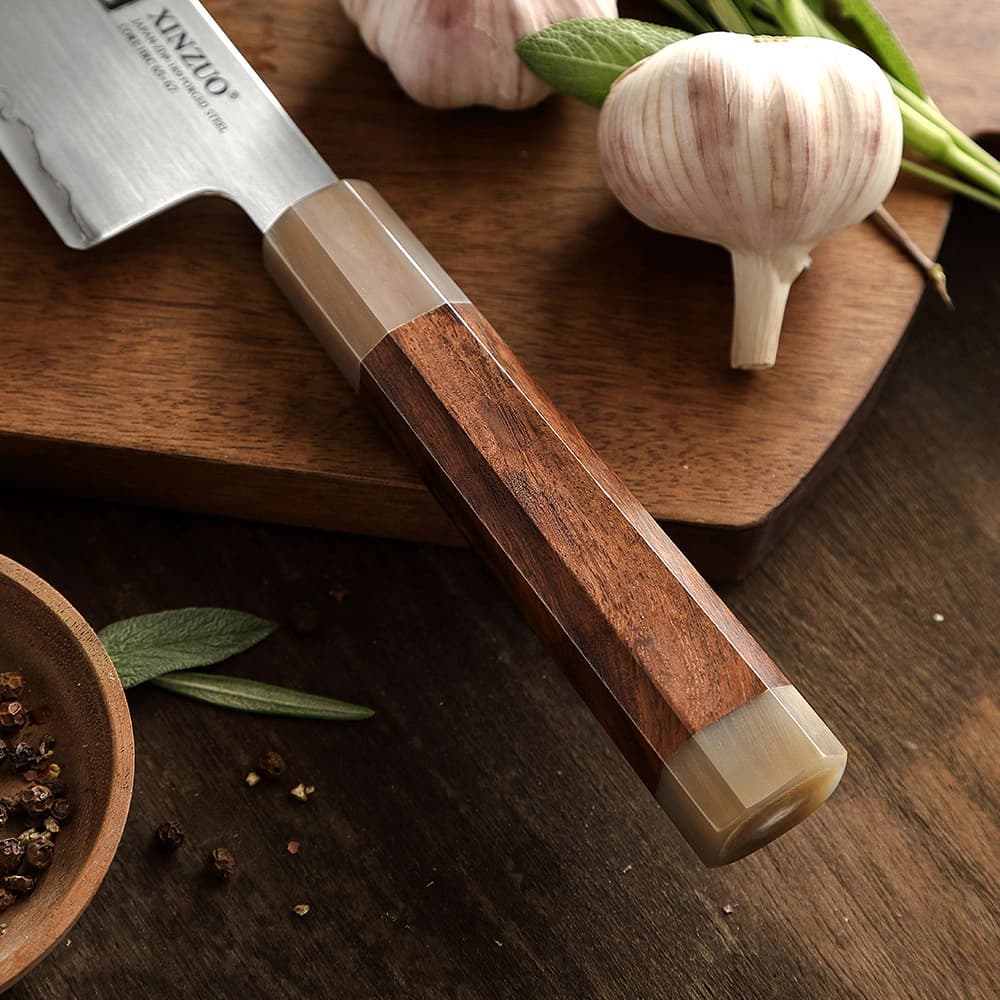   7'' santoku kniv X05Z Zhen-serien thumbnail 3