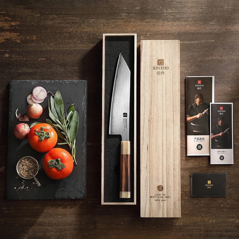 Zhen-serien 8'' bunka knife  X05Z Zhen-serien  (Japansk ZDP189) thumbnail 8