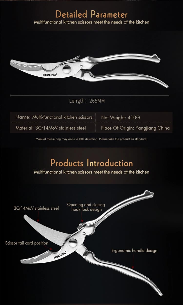 HEZHEN SZ-02 kitchen scissors thumbnail 8