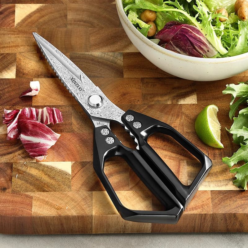 xinzuo Damascus kitchen scissors thumbnail 3