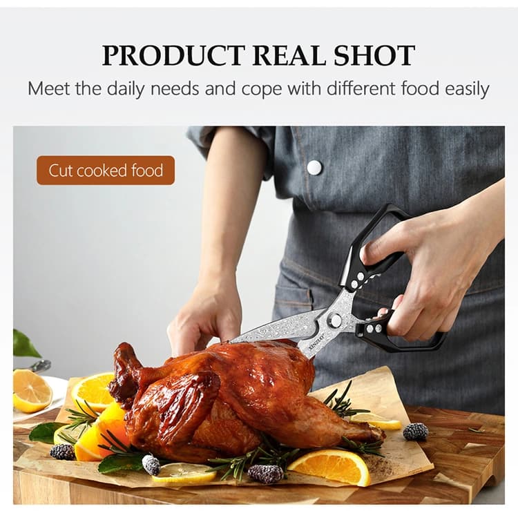 xinzuo Damascus kitchen scissors thumbnail 13