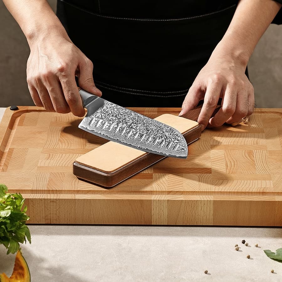 Lærstropp tosidig  Valnøtt XZDDB-02 thumbnail 7