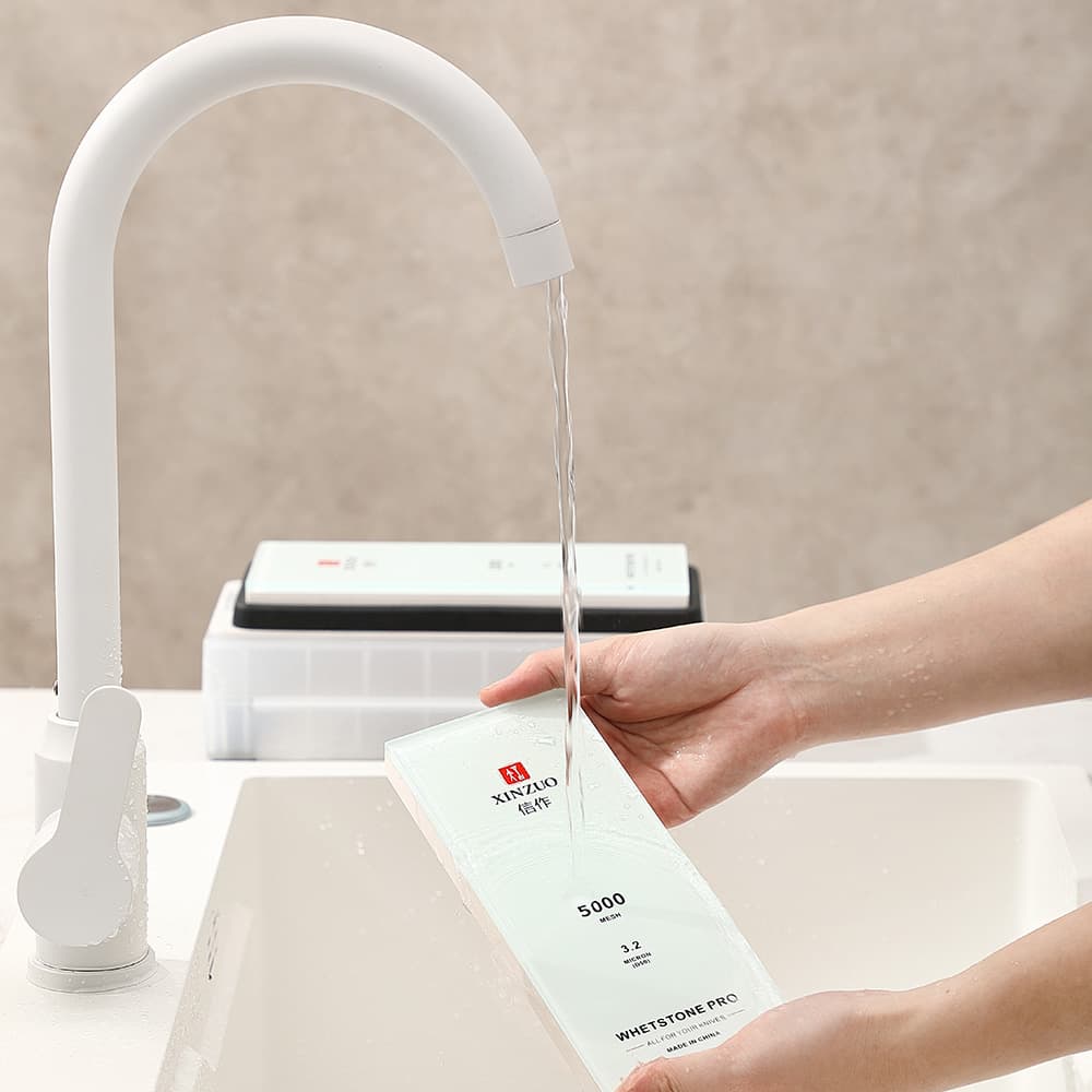 Glass våtslipestein 2 stk. 1000/5000 keramisk XZ-BL-MDS-1/5 thumbnail 6