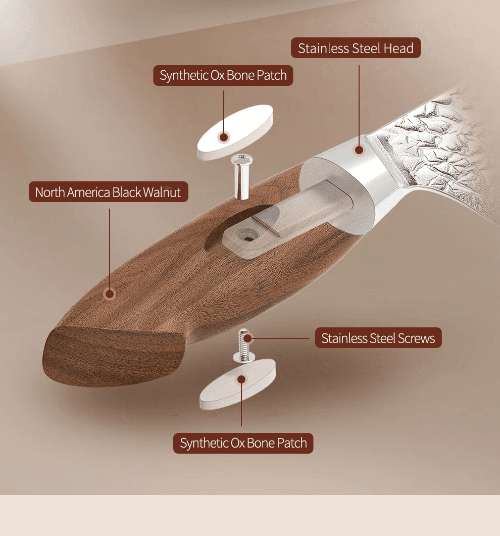  3.5'' Skrelle-kniv – B46W-SG Xinzuo  Jiang-serien thumbnail 6
