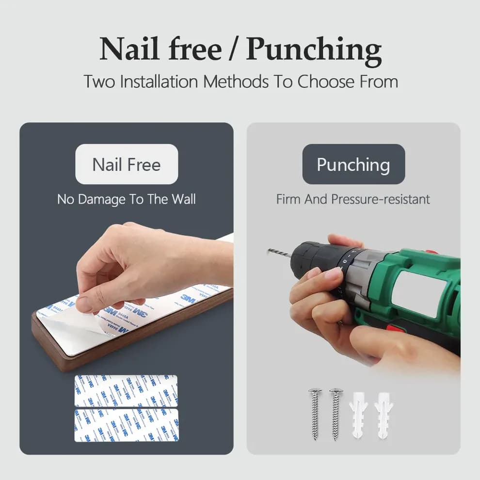 Magnetisk knivholder vegghengt Valnøtt 40 cm FF01 thumbnail 2