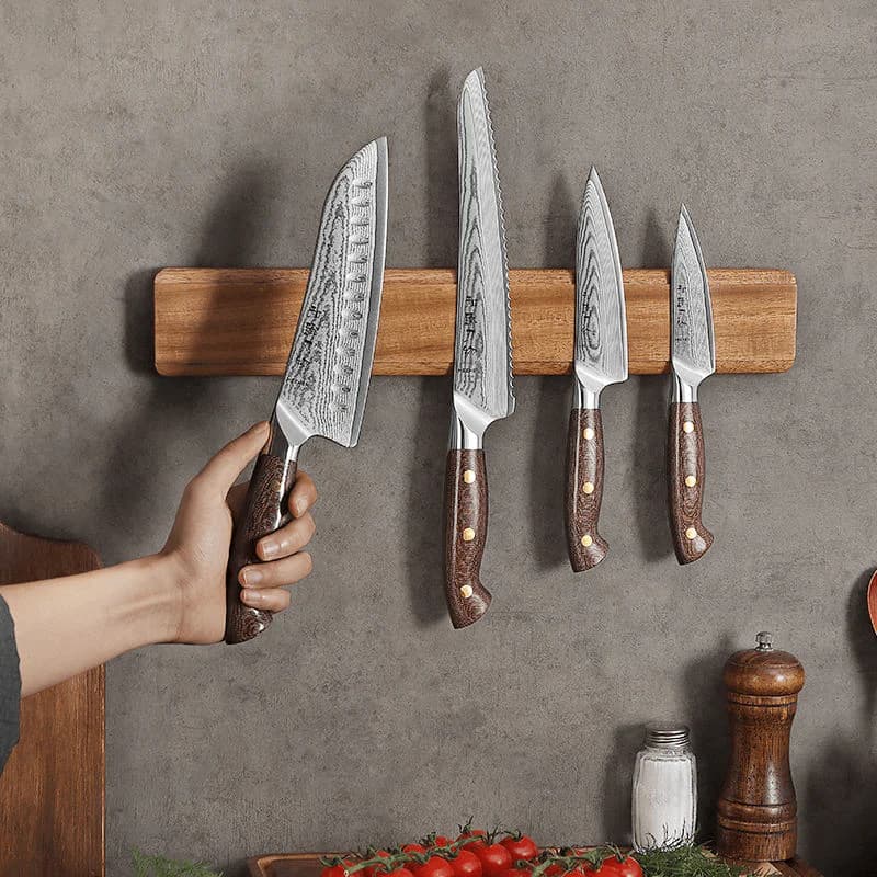 Magnetisk knivholder vegghengt Acasie-tre 40 cm HZ-XSM-40CTDJ thumbnail 3