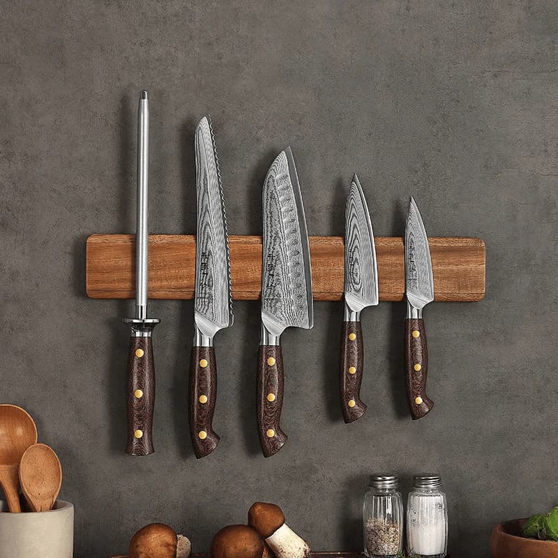 Magnetisk knivholder vegghengt Acasie-tre 40 cm HZ-XSM-40CTDJ thumbnail 2