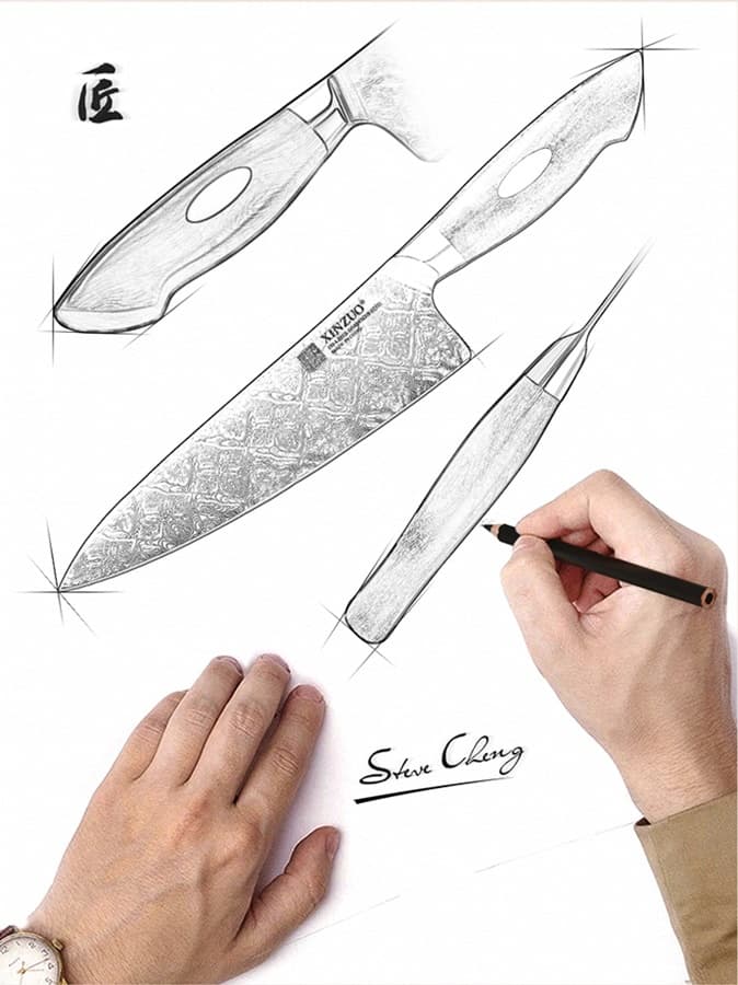 8,3" Chef-kniv B46D-CS Jiang-serien thumbnail 7