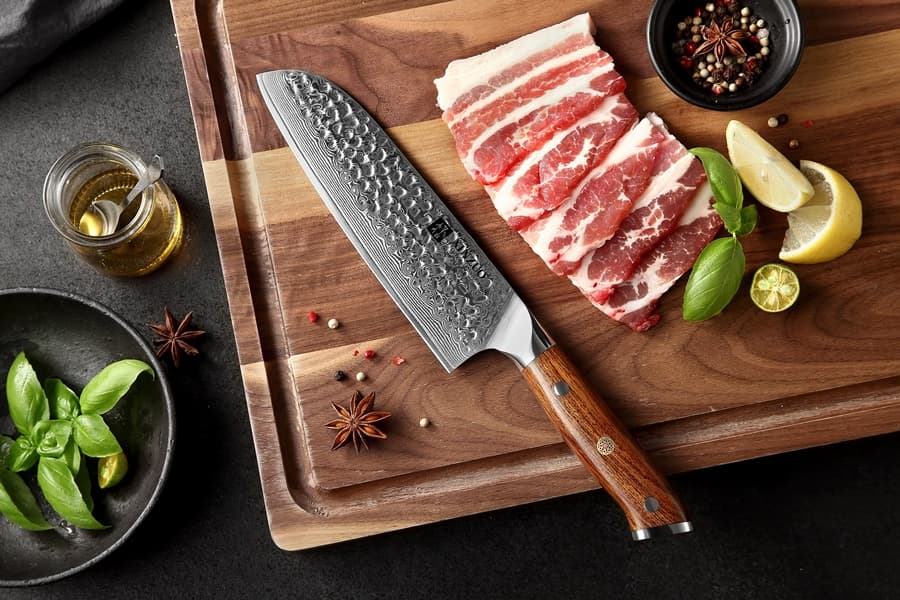 7" Santoku-kniv B13D-MB thumbnail 5