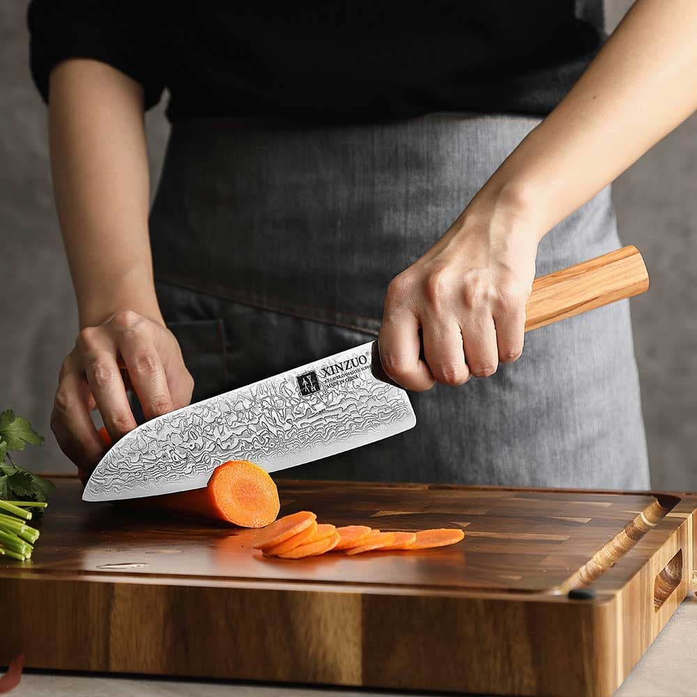 7,3" Santoku-kniv PM80-RS Zhen-serien