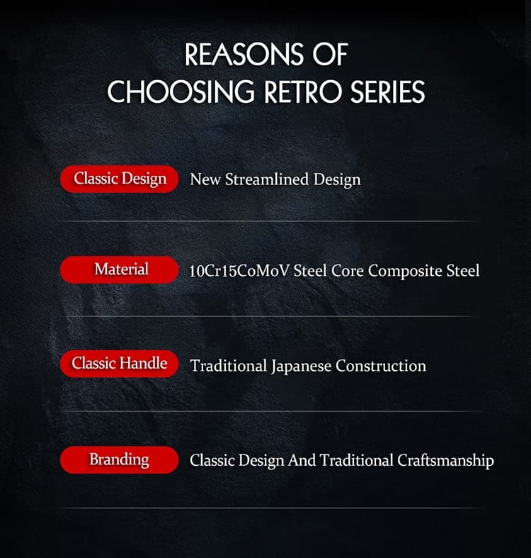 7,5" Santoku-kniv PM8S-RS Retro-serien thumbnail 8