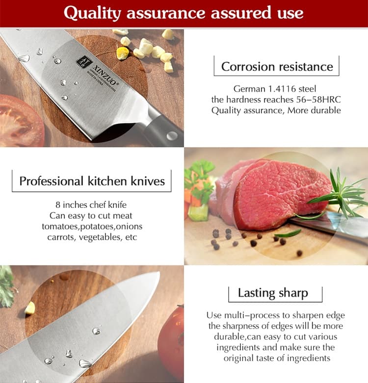 NYHET 8,5" Chef-kniv B13S-RS  Yu-serien thumbnail 12