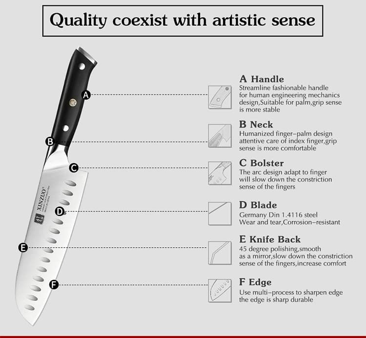 NYHET  7" Santoku B13-RS Yu-serien thumbnail 9