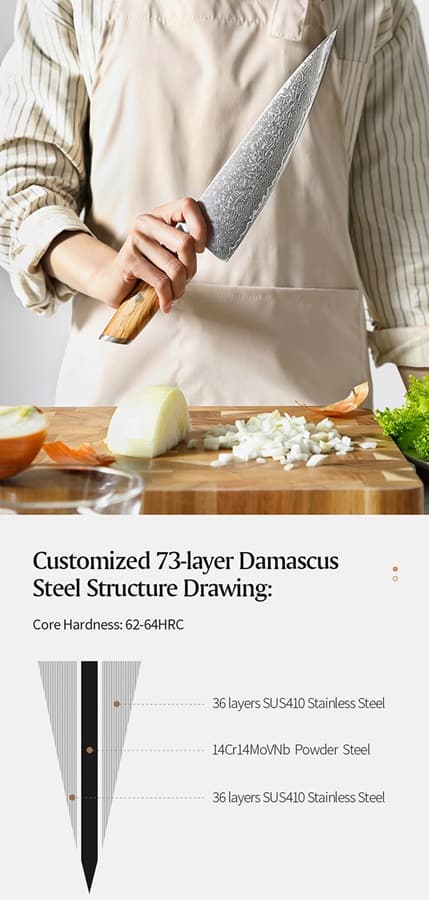 NYHET  8,5" Chef-kniv B37-CS  Lan-serien thumbnail 7