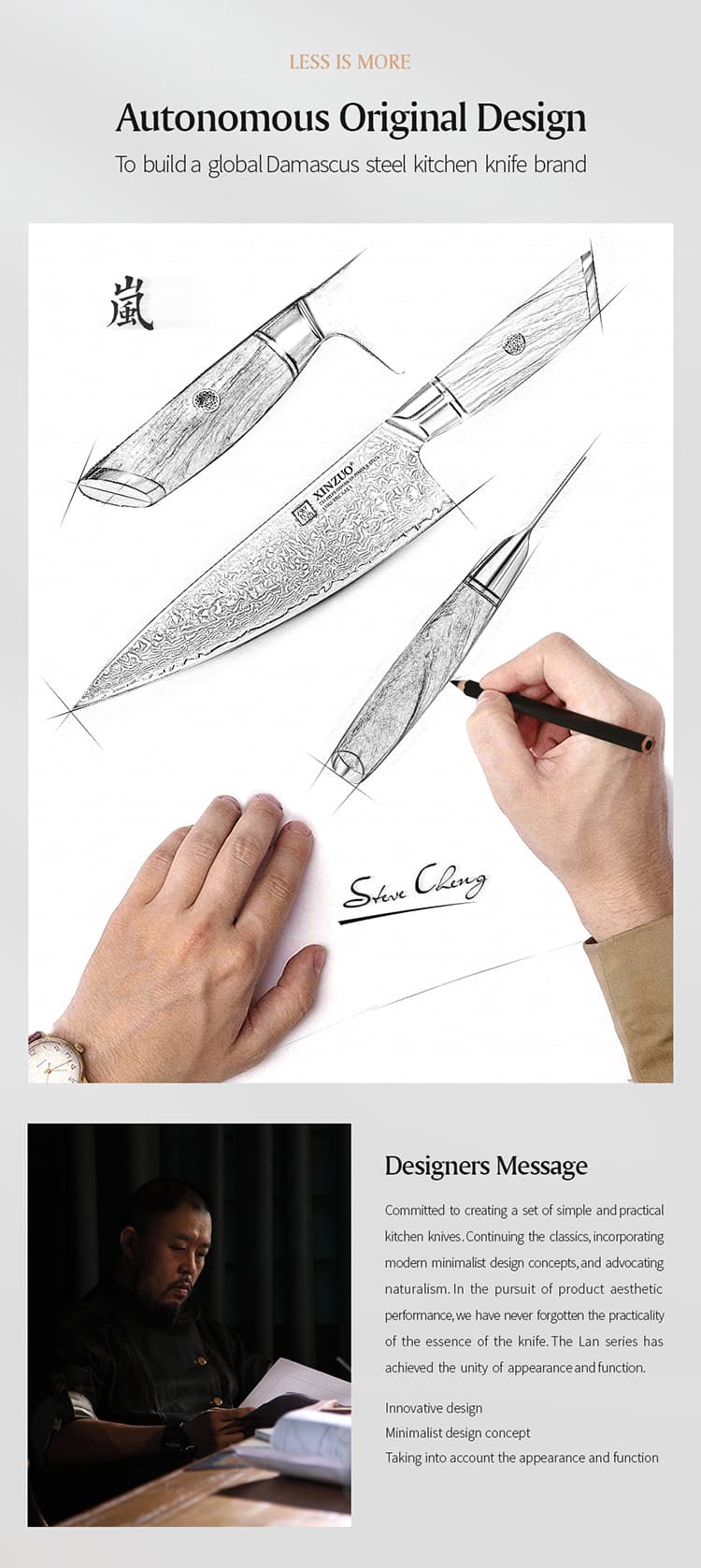 NYHET  8,5" Chef-kniv B37-CS  Lan-serien thumbnail 13