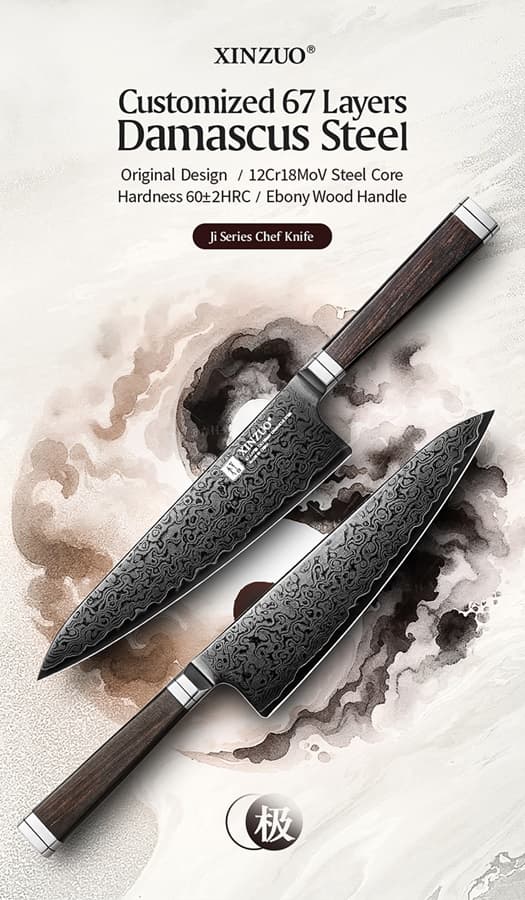 8" Chef-kniv X08-CS  Ji-serien  NYHET  thumbnail 16