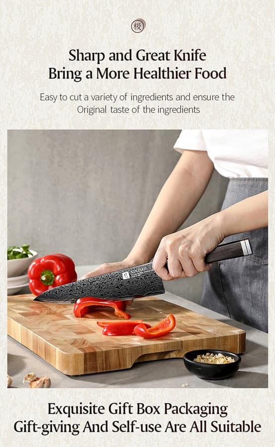 8" Chef-kniv X08-CS  Ji-serien  NYHET  thumbnail 19