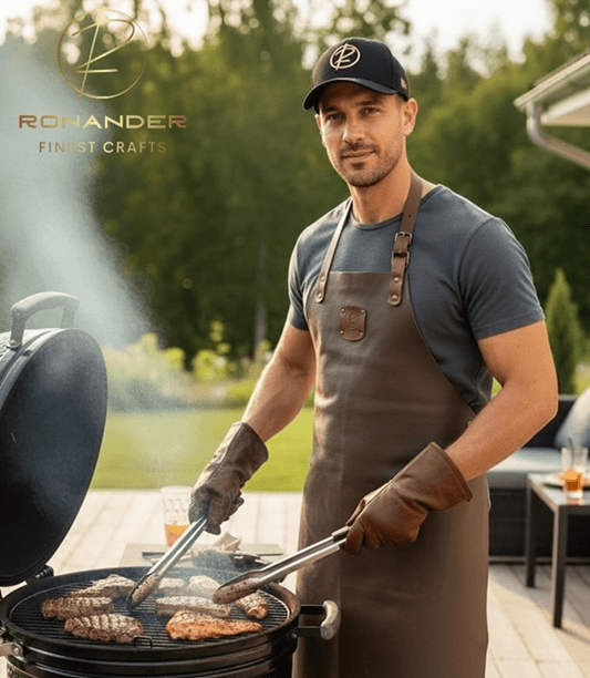 Ronander skinnforkle farge choco thumbnail 3