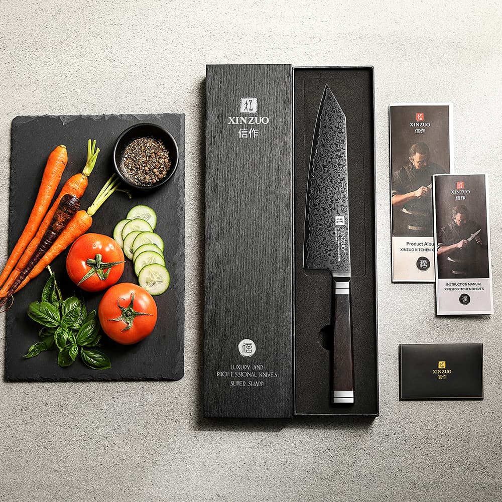 NYHET 8" Bunka-kniv X08-QF  Ji serien thumbnail 6