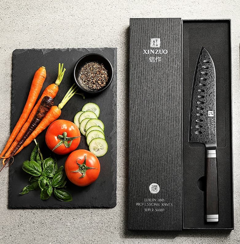 NYHET  7" Santoku X08-RS Ji-serien thumbnail 7