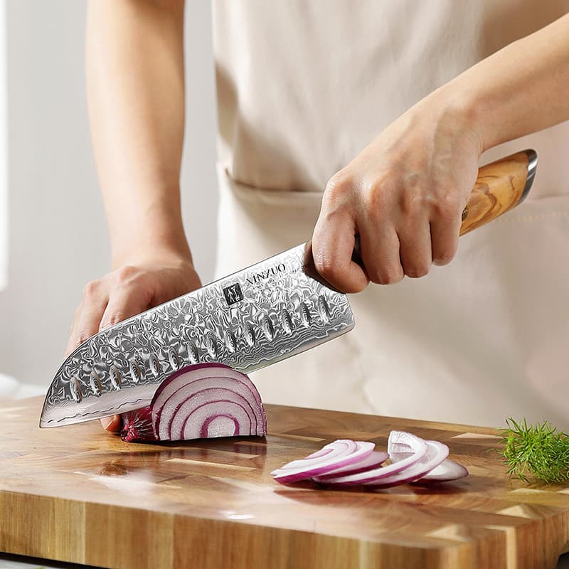 NYHET 7" Santoku-kniv B37-RS Lan-serien