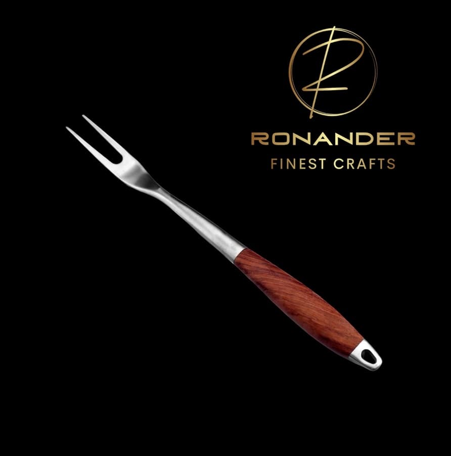 Ronander Premium grillsett i rustfritt stål og rosentre (3 deler) thumbnail 4