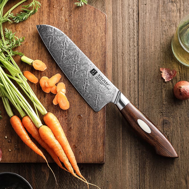 7" Santoku B46D-RS Jiang-serien (Før Kr2469,-)