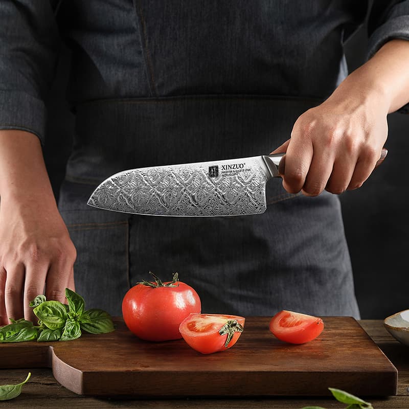 7" Santoku B46D-RS Jiang-serien (Før Kr2469,-) thumbnail 7