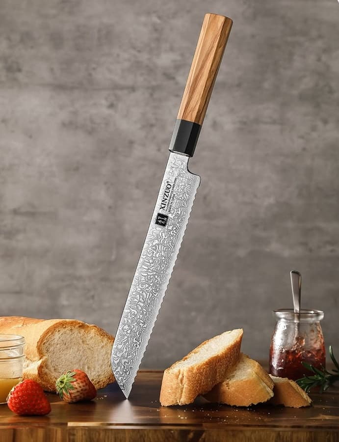 8,5" Brødkniv Zhen-serien PM80-MB