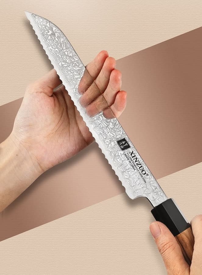 8,5" Brødkniv Zhen-serien PM80-MB thumbnail 2