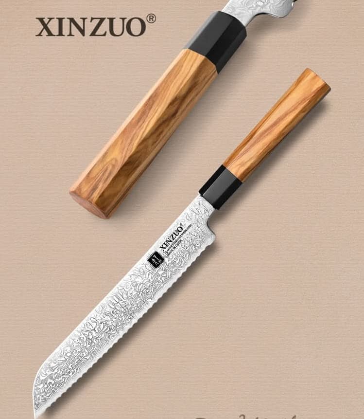 8,5" Brødkniv Zhen-serien PM80-MB thumbnail 5