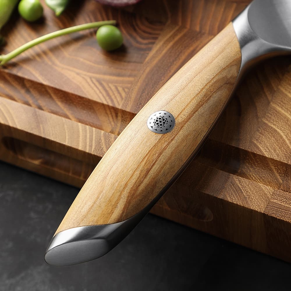 Nakiri-kniv 7,5" i 73 lag damaskusstålX01-XC -Flagship serien thumbnail 2