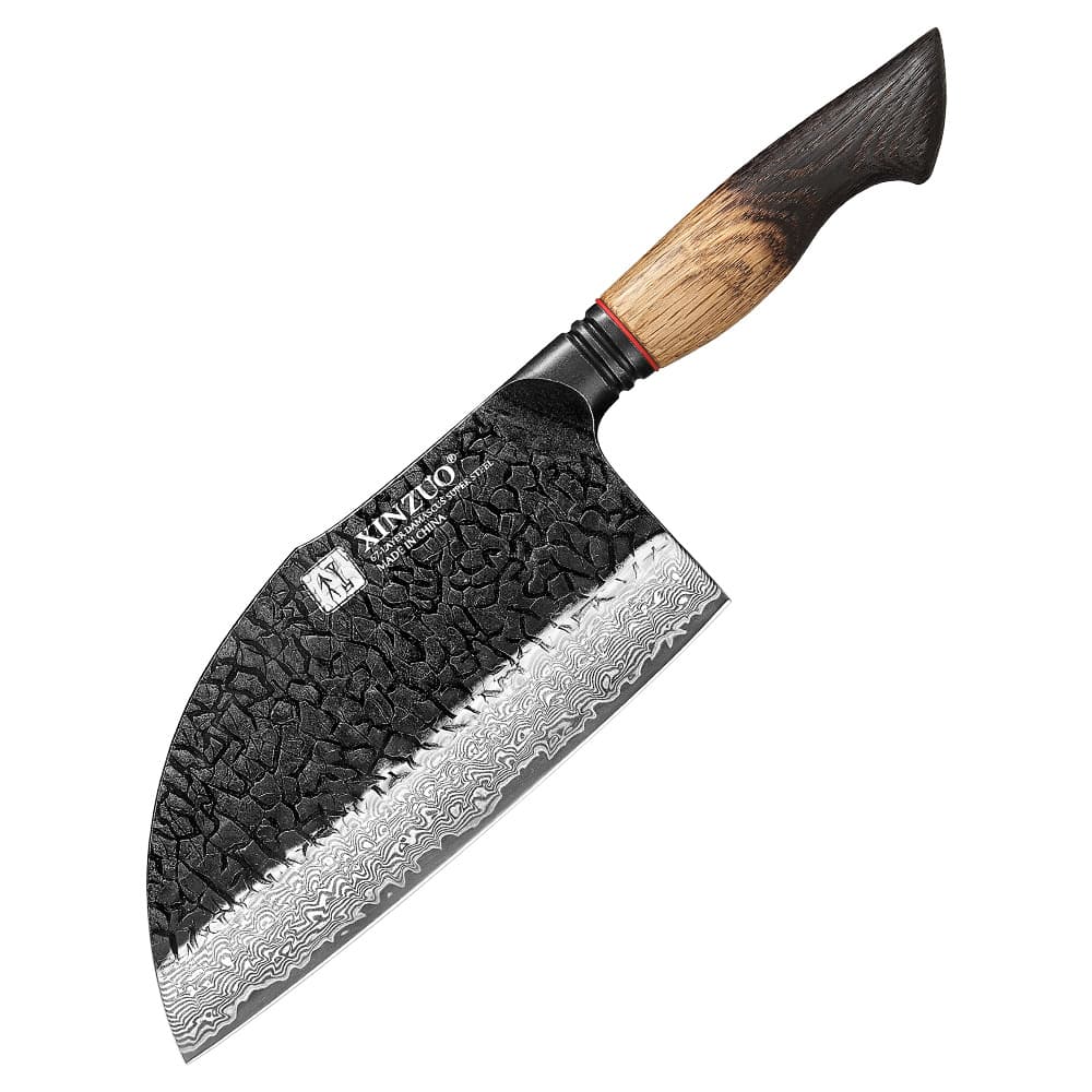 NYHET!  Bone chopper i Damaskusstål -7,3"- X06-KG.  Mo-serien thumbnail 8
