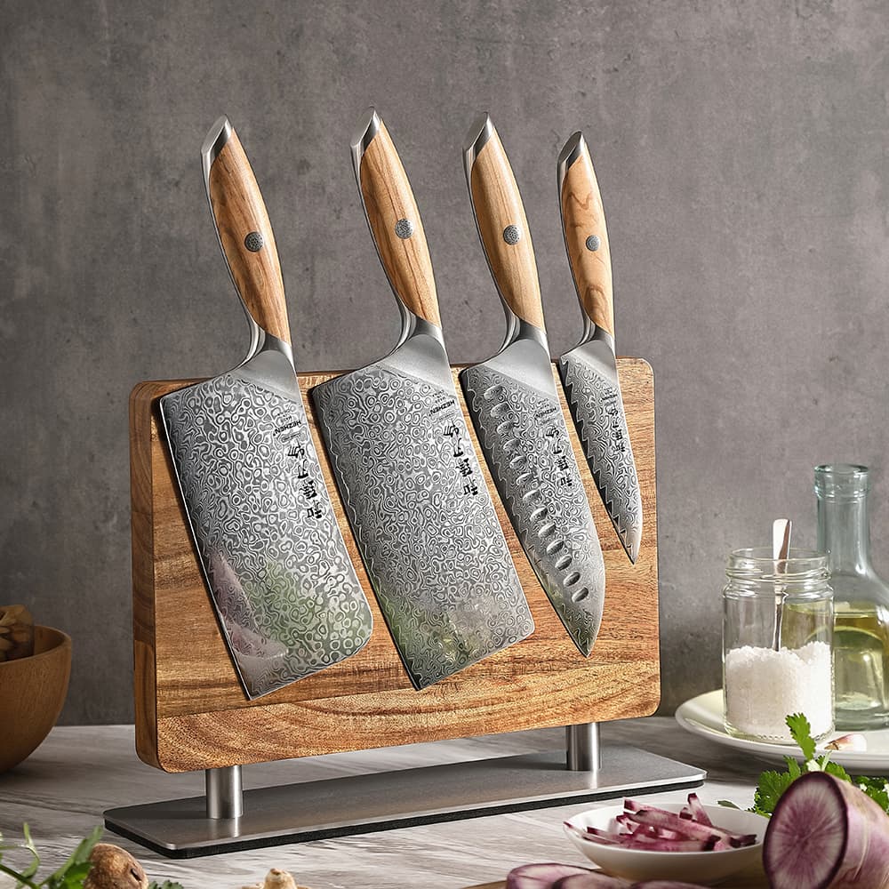 Knivblokk dobbeltsidig magnetisk Akasie XHDZ-SMCT-XSM - Bilde 2