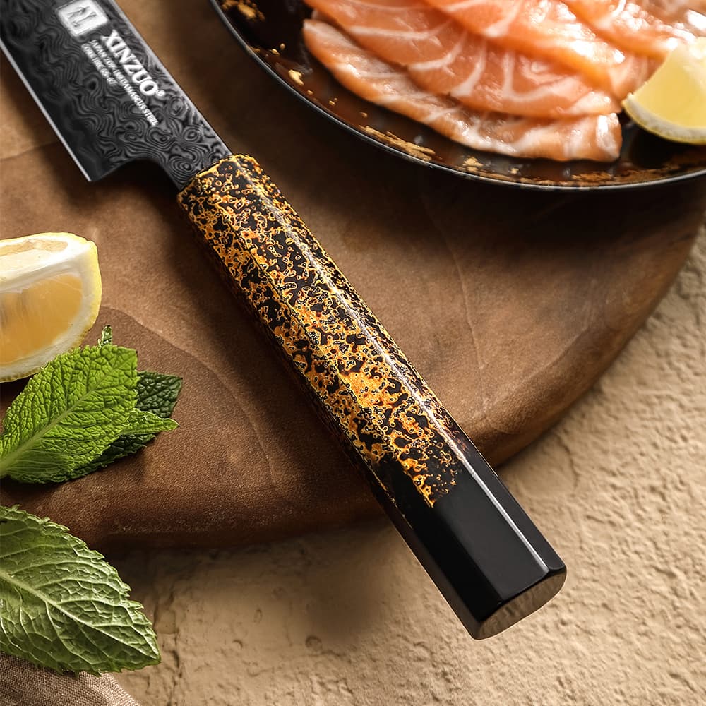 Sakimaru-kniv - 10" XZ14-CP - Zhen-serien - Bilde 5
