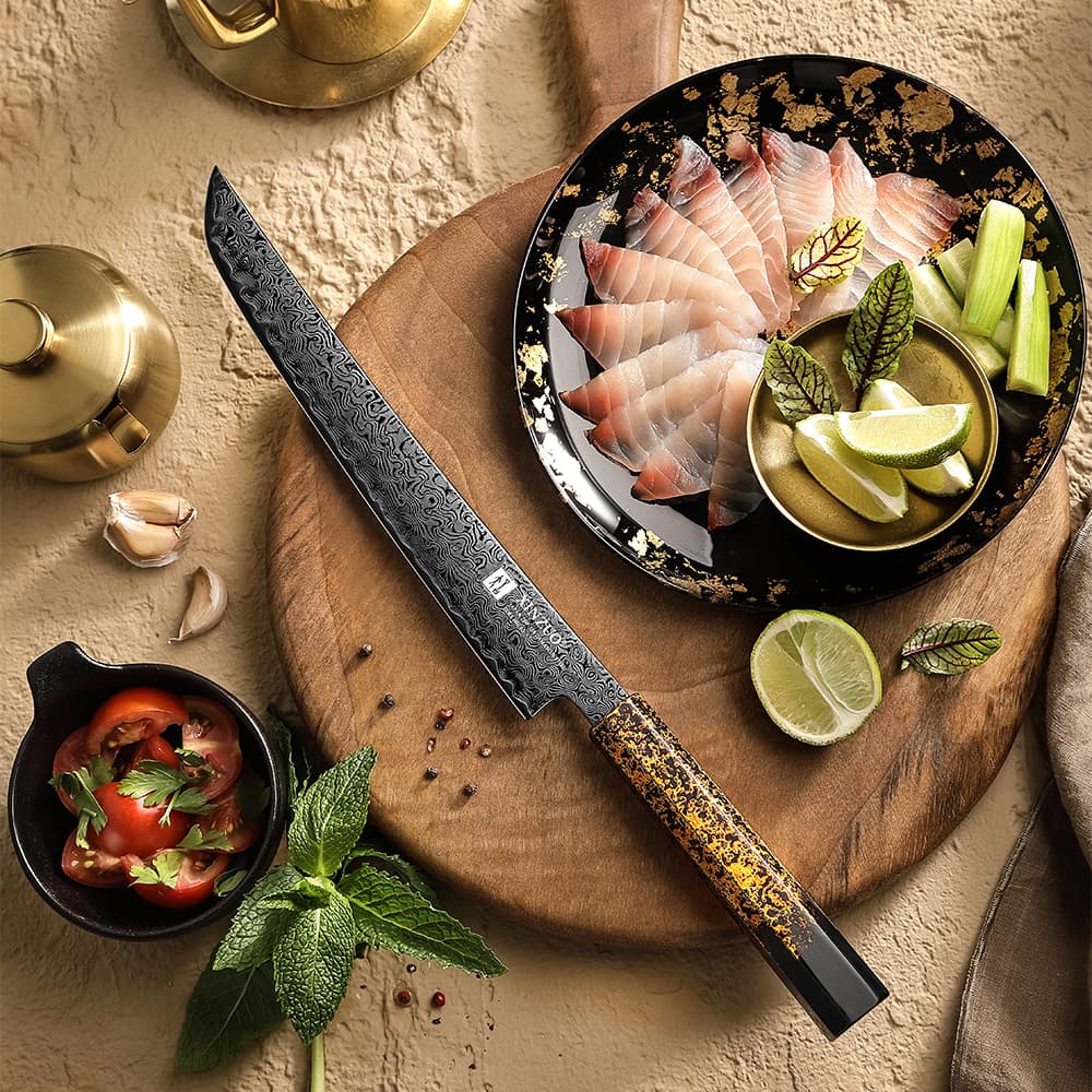 Sakimaru-kniv - 10" XZ14-CP - Zhen-serien - Bilde 3